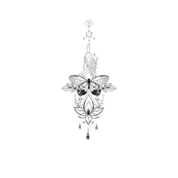 Temporary Tattoo Sticker for Woman