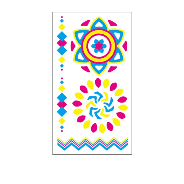 Glow in the Dark Temporary Tattoo Sticker