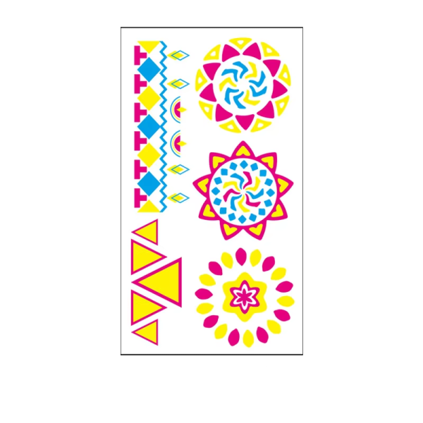 Fluorescent Luminous Tattoo Stickers