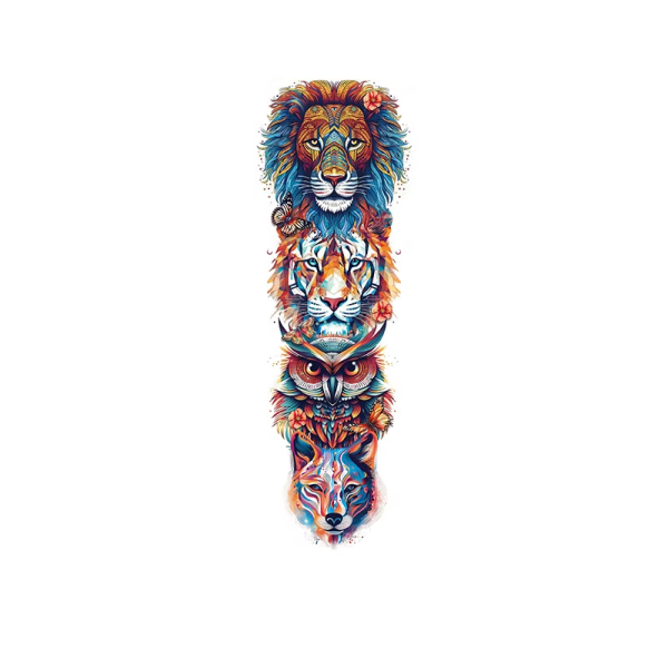 Full Arm Temporary Tatoo Sticker for Man