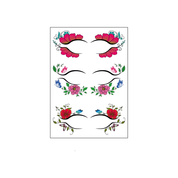 Eyebrow Tattoo Stickers For Party