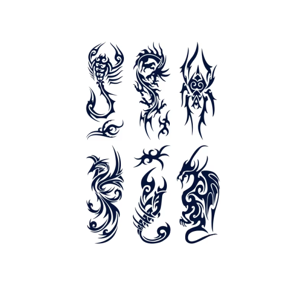 Horrible Insects Herbal Ink Tattoo Stickers