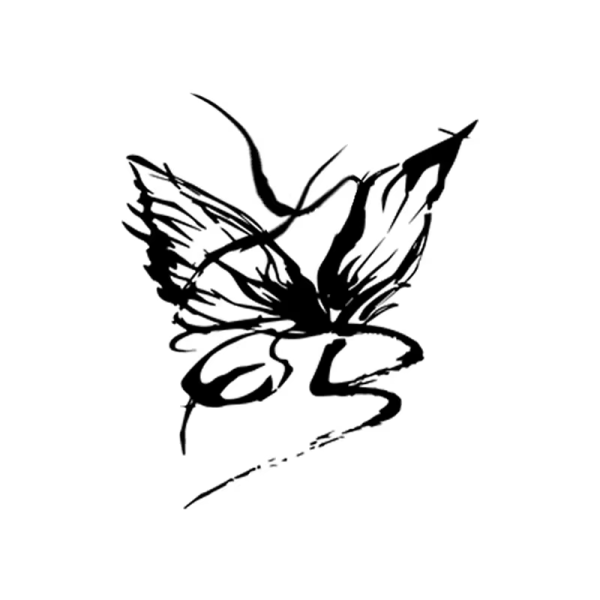 Single Butterfuly 1-2 weeks Tattoo Stickers