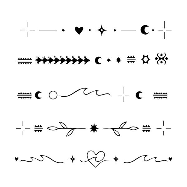 Beautiful Semi-permanent Tattoo Stickers