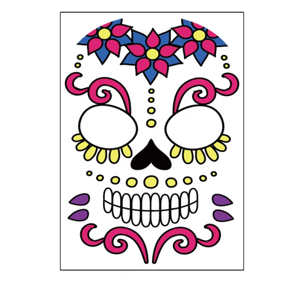 Custume Halloween Face Makeup Tattoo Stickers