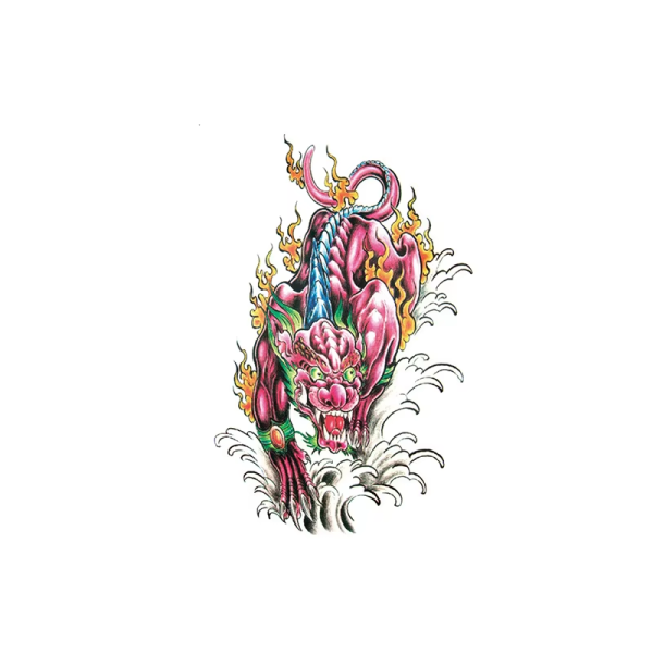 Man Sexy Body Art Temporary Tattoo Sticker