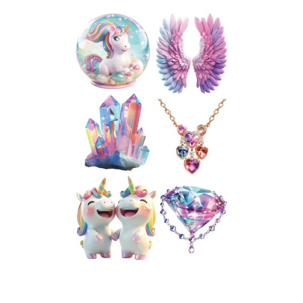 Children Cartoon Unicorn Temporary Tattoo Stickers