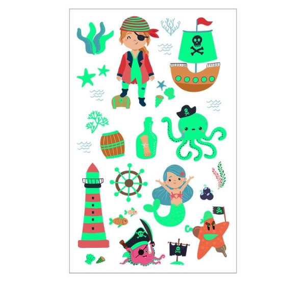 Lovely Body Neon Tattoos Sticker For Girls