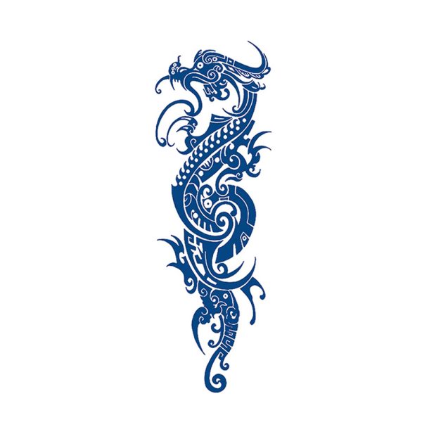 Dragon Herbal Juice Temporary Tattoo Sticker