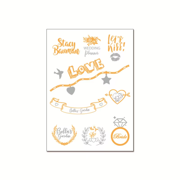 Body Water Transfer Temporary Tattoo Stickers