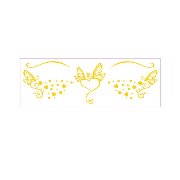 Gold Foil Makeup Small Freckles Temporary Tattoo Stickers